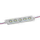 MODULO DE 5 LEDS SMD 5730 EXTERIOR BLANCO PURO 12V 133mA