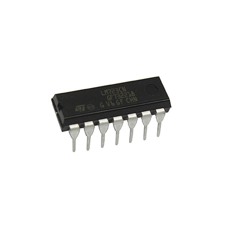 REGULADOR DE VOLTAJE AJUSTABLE 2-37V/150mA LM 723CN