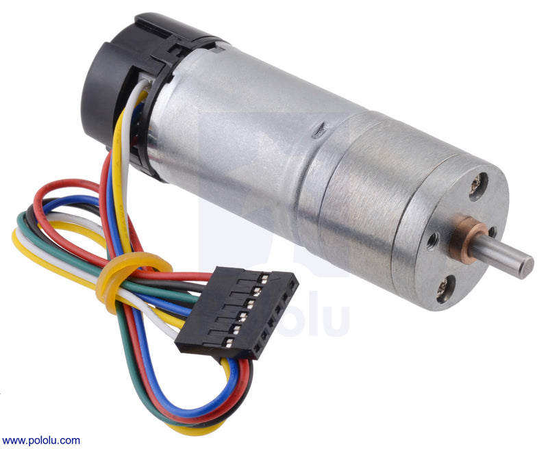 MOTORREDUCTOR 172:1 25DX71Lmm LP 6V C/ ENCODER 48CPR 14.5KG*CM 34RPM