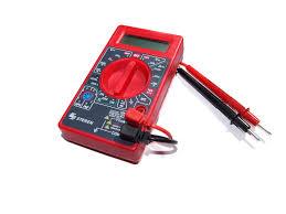 MULTIMETRO DIGITAL BASICO ROJO STEREN.                  MUL-005.