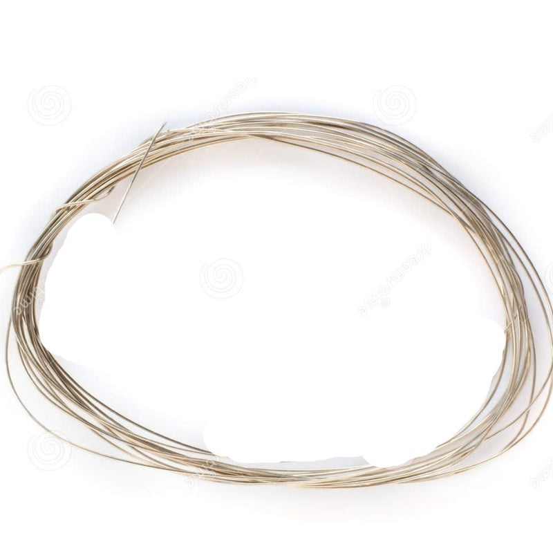 METRO DE ALAMBRE NICROMEL KANTHAL 80/20 CALIBRE 22 1M=2.6g.                NICROMEL-22