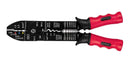 22710 PINZA PELA CABLE, CORTA ALAMBRE TORNILLO Y CRINPADORA 9"  PRETUL.                                 PE-CA-9P.