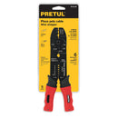 22710 PINZA PELA CABLE, CORTA ALAMBRE TORNILLO Y CRINPADORA 9"  PRETUL.                                 PE-CA-9P.