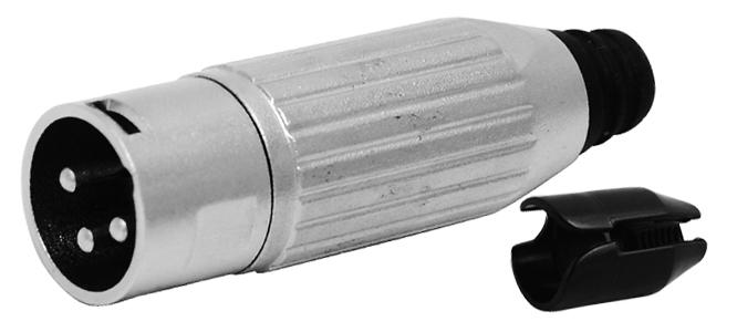 PLUG TIPO CANNON 3 PUNTAS METALICO.     PL1512.