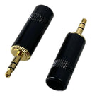 PLUG 3.5 STEREO CON PUNTA DORADA REFORZADA.                       PL-167.