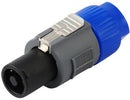 PLUG SPEAKON (HARDEN) AUDIO PROF 4 PIN CON SEGURO.                          PL-245.