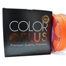 FILAMENTO PLA 1.75MM  PREMIUM 1KG NARANJA MARCA COLOR PLUS.                     PLA1.75-NARANJA