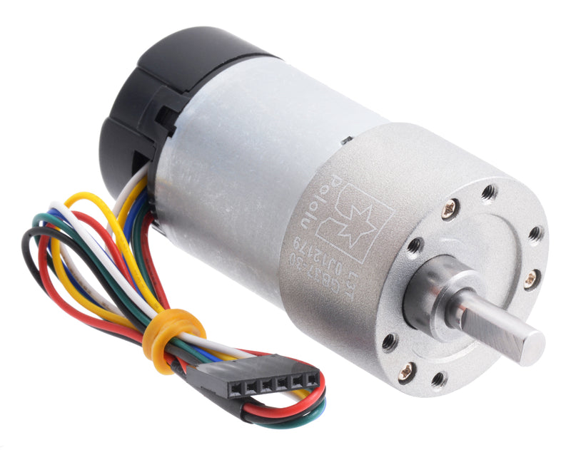 MOTOREDUCTOR CON ENCODER 30:1 37Dx68L mm WITH 64 CPR 14Kg-cm