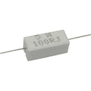 RESISTENCIA DE ALAMBRE 100 OHMS 5 WATTS 10% TOLERANCIA.                            RA-100E/5W