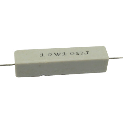 RESISTENCIA DE ALAMBRE 10 OHMS 10 WATTS 10% TOLERANCIA.      RA-10E/10W.