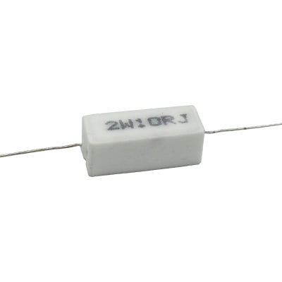 RESISTENCIA DE ALAMBRE 10 OHMS 2 WATTS 10% TOLERANCIA.                  RA-10E/2W