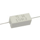 RESISTENCIA DE ALAMBRE 10 OHMS 5 WATTS 10% TOLERANCIA.                           RA-10E/5W.