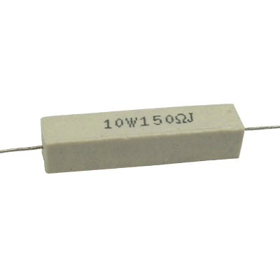 RESISTENCIA DE ALAMBRE 150 OHMS 10 WATTS 10% TOLERANCIA RA-150E/10W