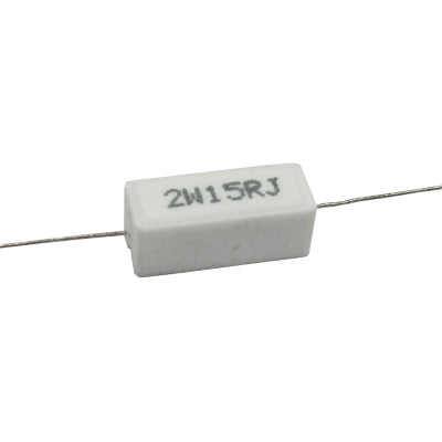 RESISTENCIA DE ALAMBRE 15 OHMS 2 WATTS 10% TOLERANCIA RA-15E/2W