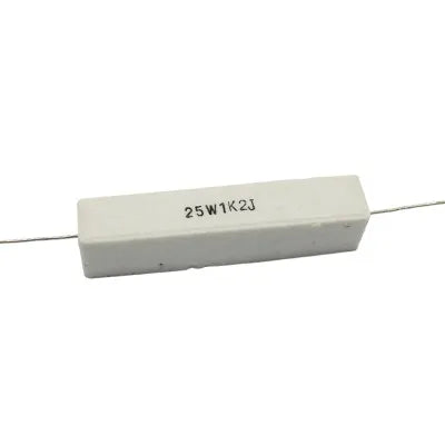 RESISTENCIA DE ALAMBRE 1.2 KILOS 25 WATTS 10%  TOLERANCIA RA-1K2/25W