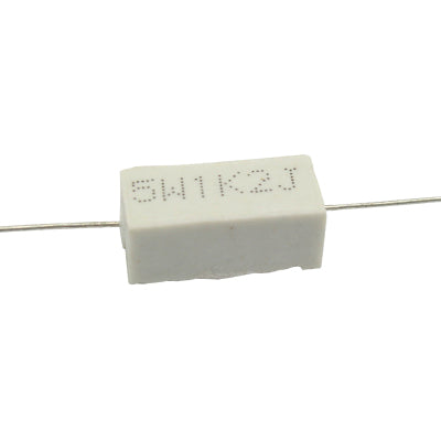 RESISTENCIA DE ALAMBRE 1.2 KILOS 5 WATTS 10% TOLERANCIA RA-1K2/5W