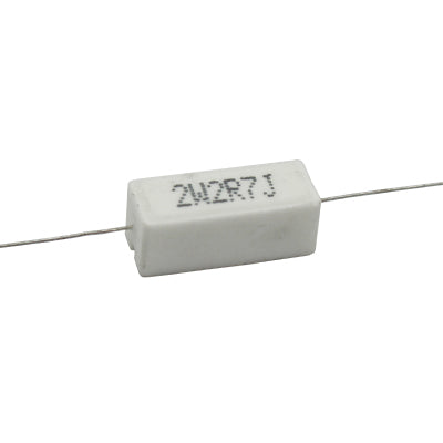 RESISTENCIA DE ALAMBRE 2.7 OHMS 2 WATTS 10% TOLERANCIA RA-2E7/2W