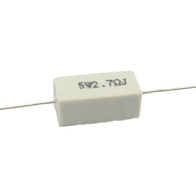 RESISTENCIA DE ALAMBRE 2.7 OHMS 5 WATTS 10% TOLERANCIA RA-2E7/5W.