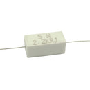 RESISTENCIA DE ALAMBRE 2.2 KILOS 5 WATTS 10% TOLERANCIA.                      RA-2K2/5W