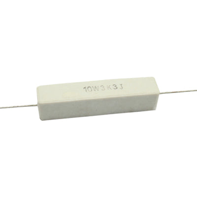 RESISTENCIA DE ALAMBRE 3.3 KILOS 10 WATTS 10% TOLERANCIA RA-3K3/10W