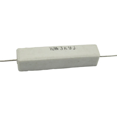 RESISTENCIA DE ALAMBRE 3.9 KILOS 10 WATTS 10%  TOLERANCIA RA-3K9/10W