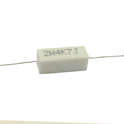 RESISTENCIA DE ALAMBRE 4.7 KILOS 2 WATTS 10% TOLERANCIA RA-4K7/2W