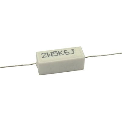RESISTENCIA DE ALAMBRE 5.6 KILOS 2 WATTS 10% TOLERANCIA RA-5K6/2W