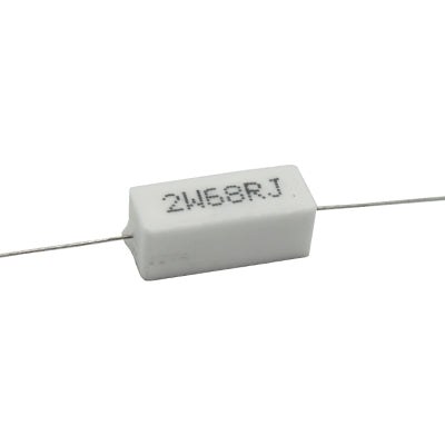 RESISTENCIA DE ALAMBRE 68 OHMS 2 WATTS 10% TOLERANCIA RA-68E/2W
