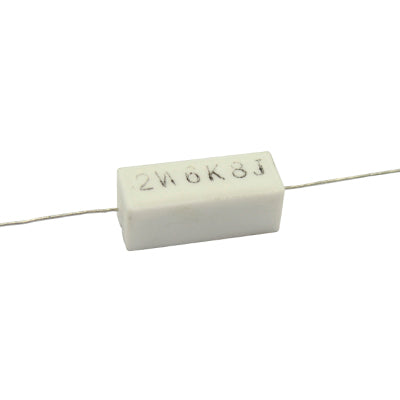 RESISTENCIA DE ALAMBRE 6.8 KILOS 2 WATTS 10% TOLERANCIA RA-6K8/2W