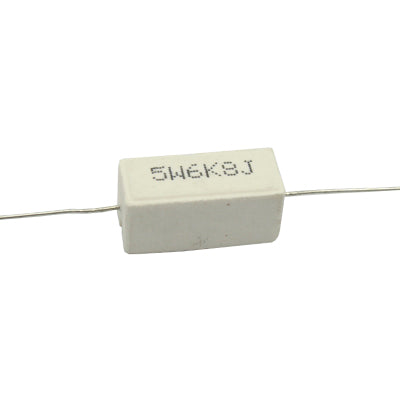 RESISTENCIA DE ALAMBRE 6.8 KILOS 5 WATTS 10% TOLERANCIA RA-6K8/5W