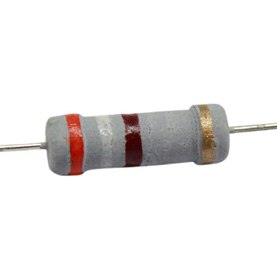 RESISTENCIA DE CARBON 390 OHMS 1 WATTS 5% TOL. RC-390E/1W.