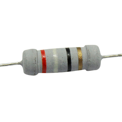 RESISTENCIA DE CARBON 39 OHMS 1 WATTS 5% TOL. RC-39E/1W