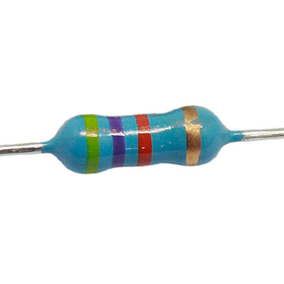 RESISTENCIA DE CARBON 47 KILOS 1/2 WATTS 5% TOLERANCIA.                       RC-47K