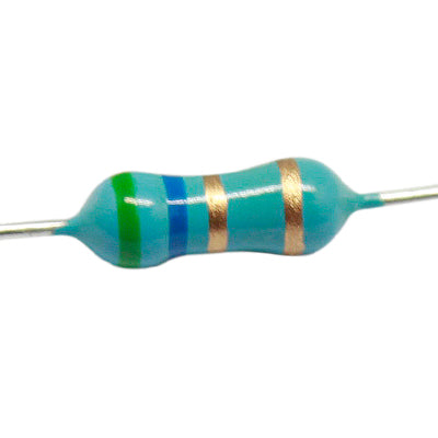 RESISTENCIA DE CARBON 5.6 OHMS 1/2 WATTS 5% TOLERANCIA RC-5E6