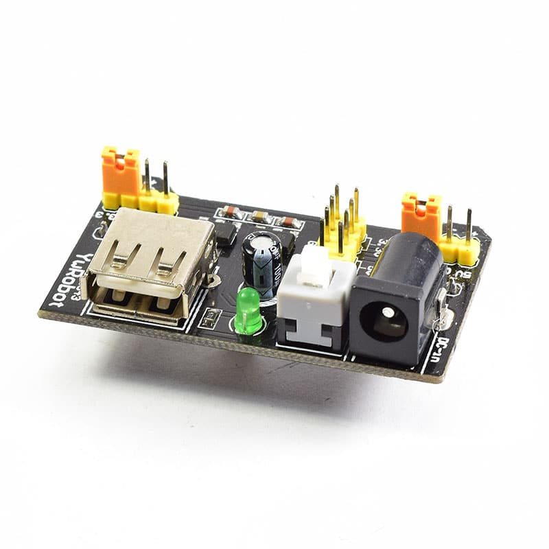 FUENTE REGULADOR MB102  PARA PROTOBOARD 5V - 3.3V 1A.               REG-PBO.