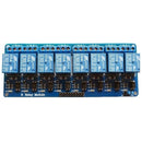 MODULO DE 8 RELEVADORES 5V  PARA ARDUINO.                         RELAY-MODULE8