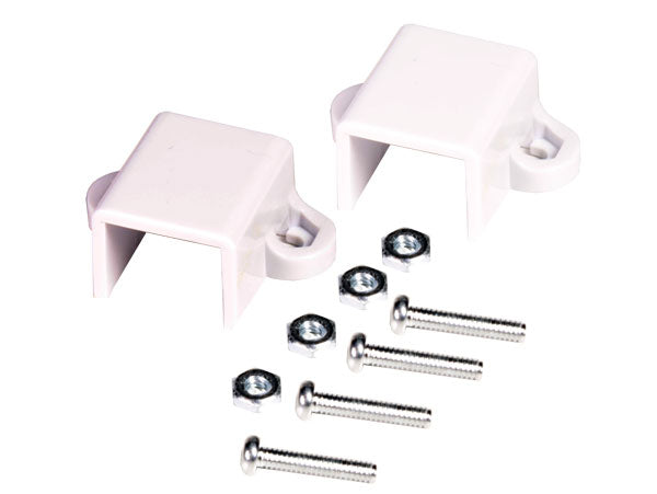 PAR DE MONTAJE BLANCOS LARGOS PARA MICRO MOTOREDUCTOR.      ROB-1089.