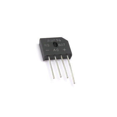 PUENTE RECTIFICADOR 6A / 1000V LINEAL.                       RS 607