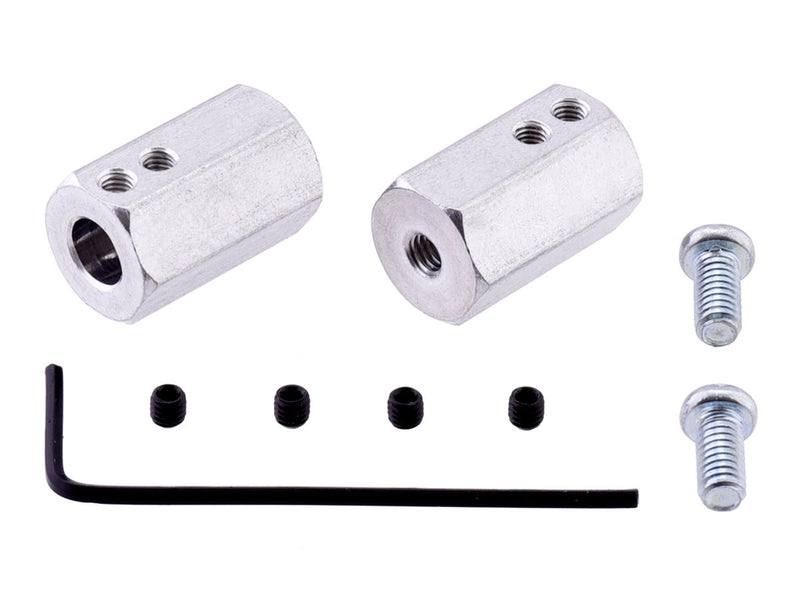 12mm HEX WHEEL ADAPTER FOR 6mm SHAFT (2PACK) RUEDA-2686