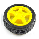 RUEDA PARA MOTORREDUCTOR 65X26 mm.                   RUEDA-TT-50.