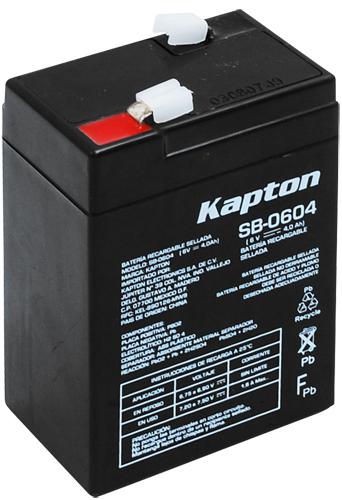 BATERIA RECARGABLE 6V / 4AH SB-0604