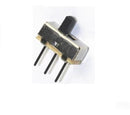 INTERRUPTOR DESLIZABLE 1P 2T PARA PROTOBOARD.                        SCMM-121.