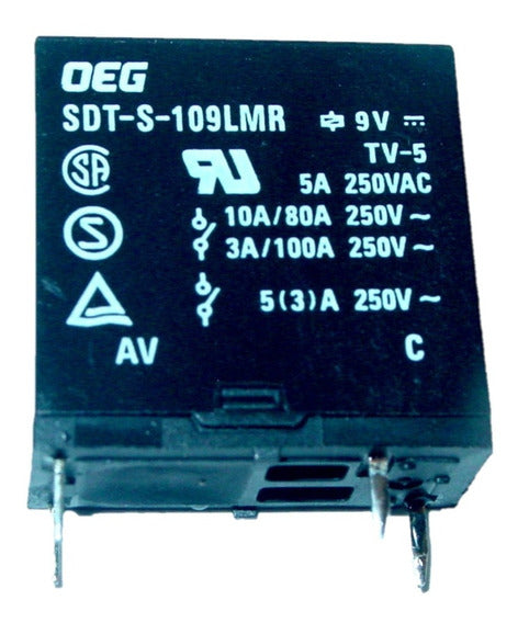 RELEVADOR 1P1T 9V 5A SDT-S-109LMR