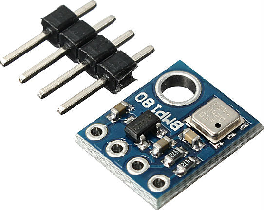 SENSOR BMP180 DE PRESION BAROMETRICA TEMPERATURA Y ALTITUD 5VDC 12C.                 SEN-BMP180.