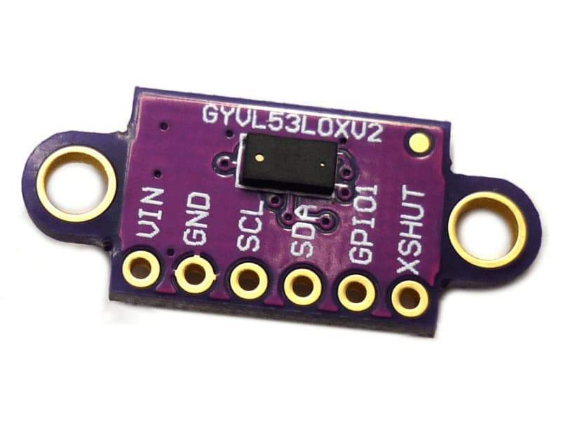 SENSOR MEDIDOR DE DISTANCIA LASER VL53L0X I2C 940NM TOF.                           SEN-VL53L0X.