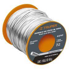 ROLLO DE SOLDADURA 450g 60/40 TRUPER.                      SOL-60/40.