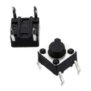 MICRO SWITCH 4 PATAS 6X6mm BOTON 5mm.     SW-137.