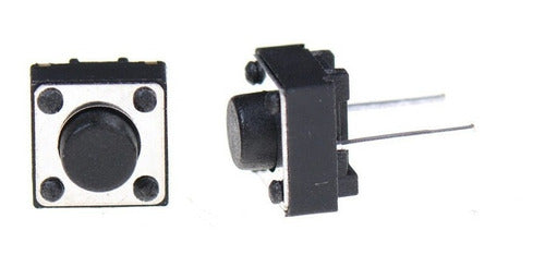 MICRO SWITCH 2 PATAS (PUSH-2/2P)  6X6mm BOTON 5mm.                          SW-140