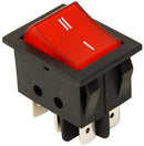 SWITCH ILUMINADO 6PATAS ON-ON 20A/125V.                      SW-146.