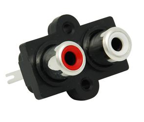 TERMINAL PARA CHASIS 2 JACK RCA TE-1921